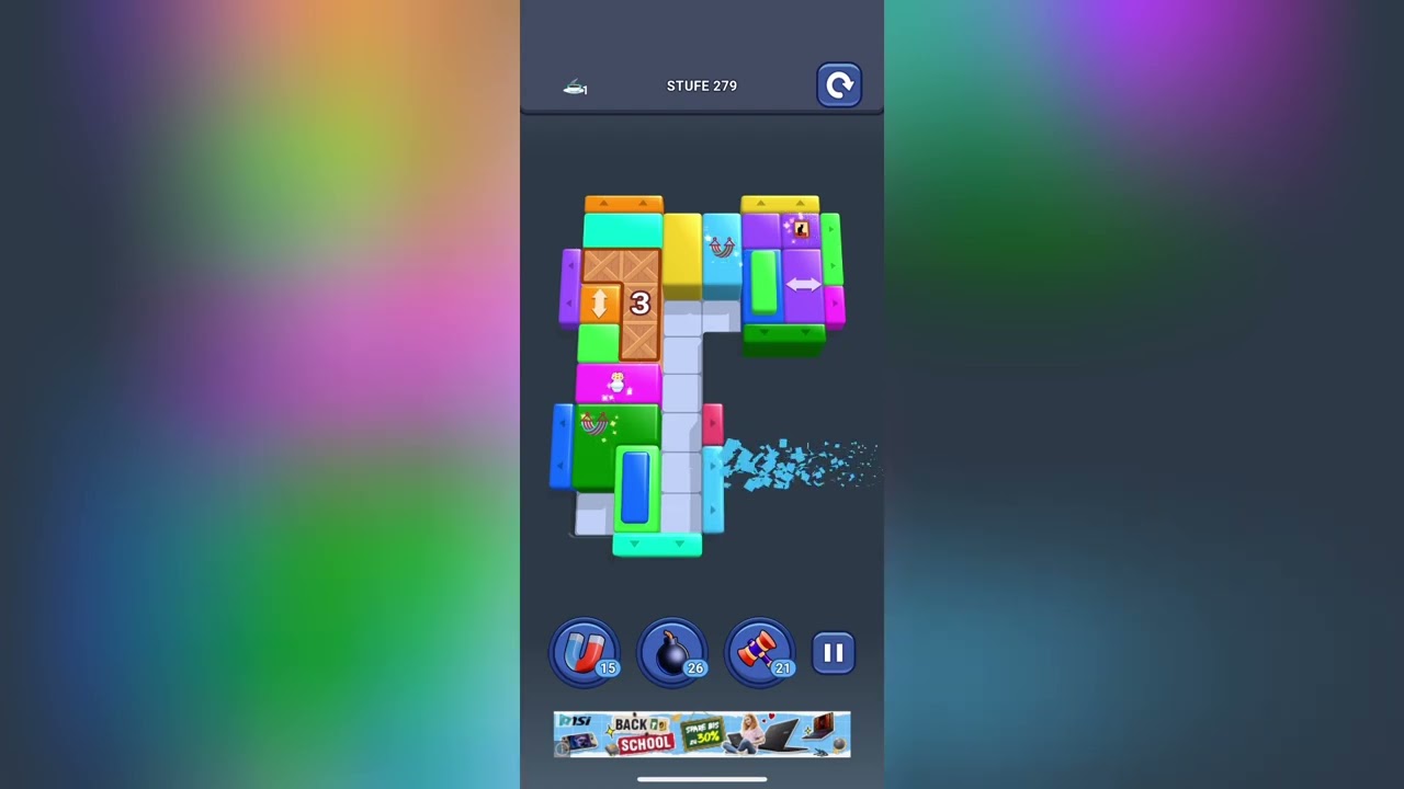 Shape Escape Level 279 Solution walkthrough 