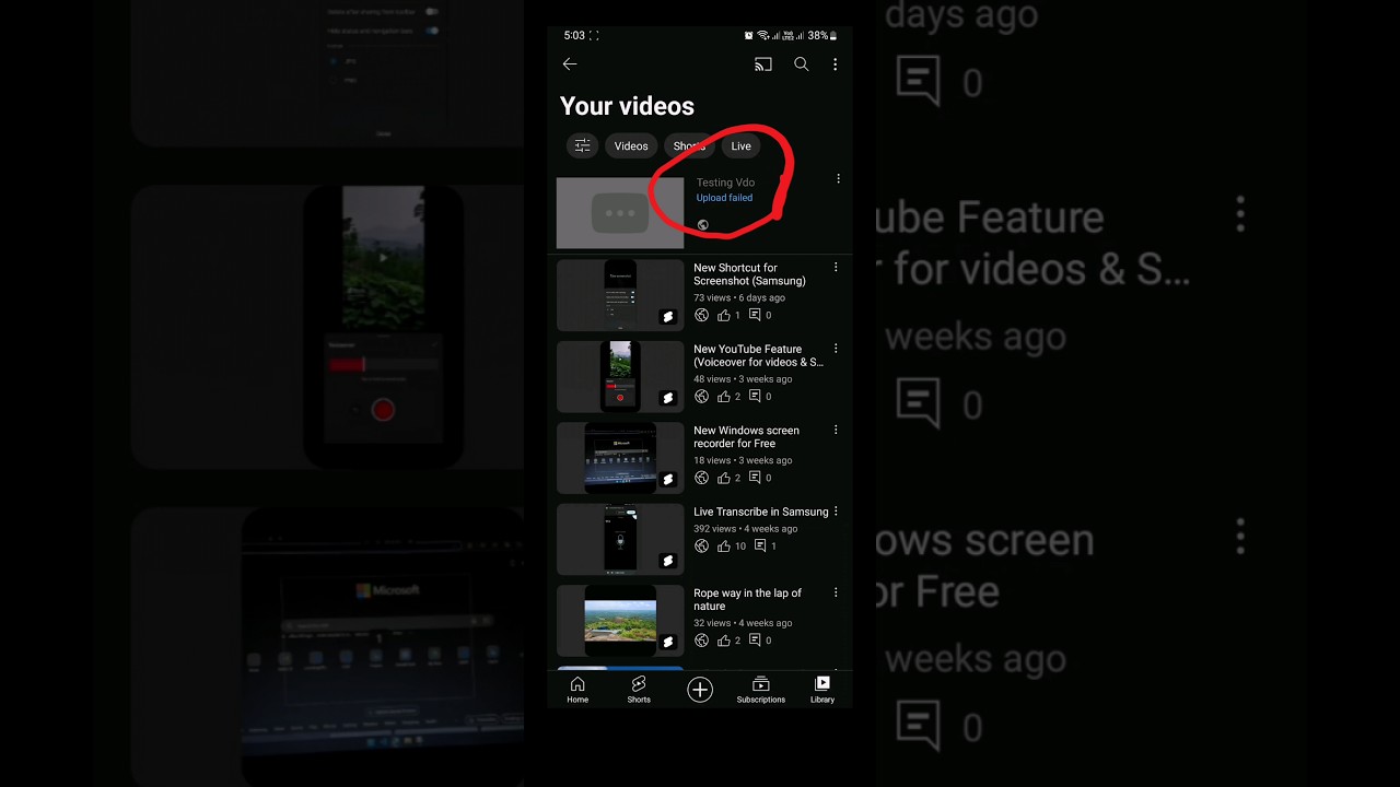 Youtube Video Upload Failed | Problem Solved #youtube #video #uplaod #fail #issue #solved