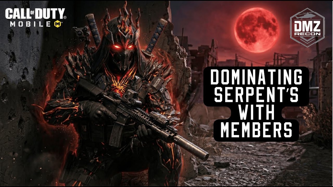 DMZ Dominating Serpent's with Members CODM