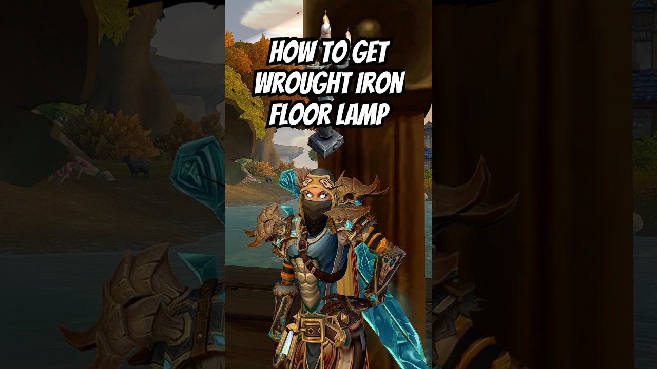 Quest: "Decor Treasure Hunt" How to get Wrought Iron Floor Lamp | WOW Housing - Shorts