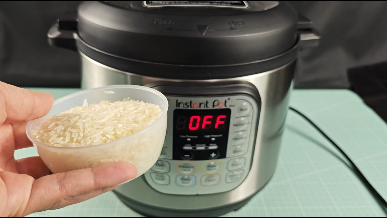 Instant Pot Cook Long Grain White Rice with Rice Button