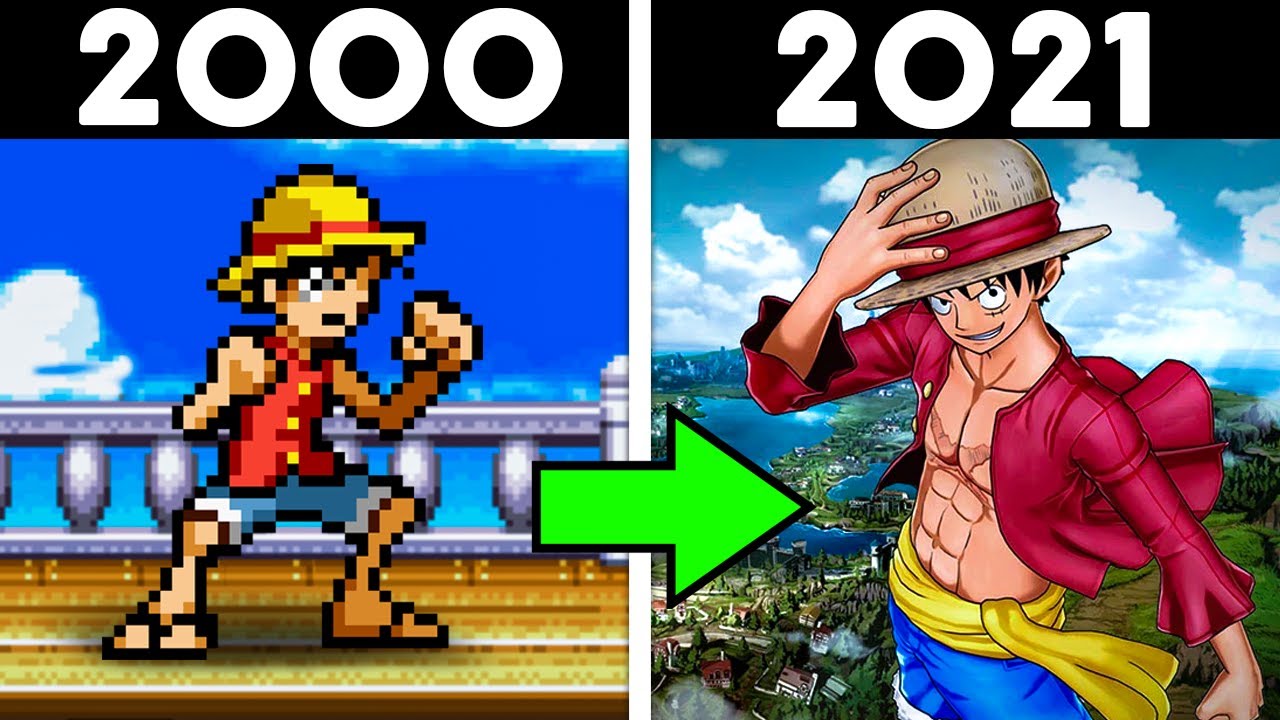EVOLUÇÃO DO ONE PIECE NOS GAMES
