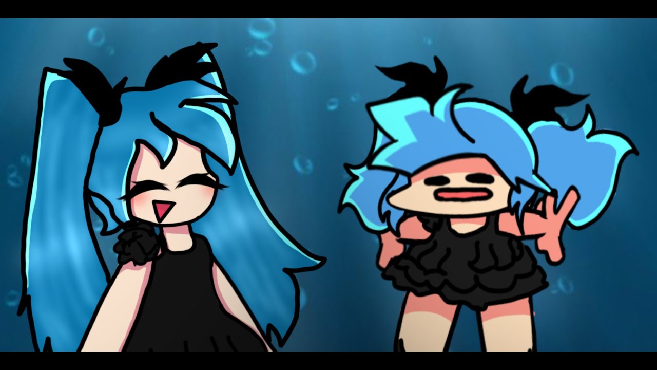 Deep Sea Girl but Miku (FNF) and BF sing it