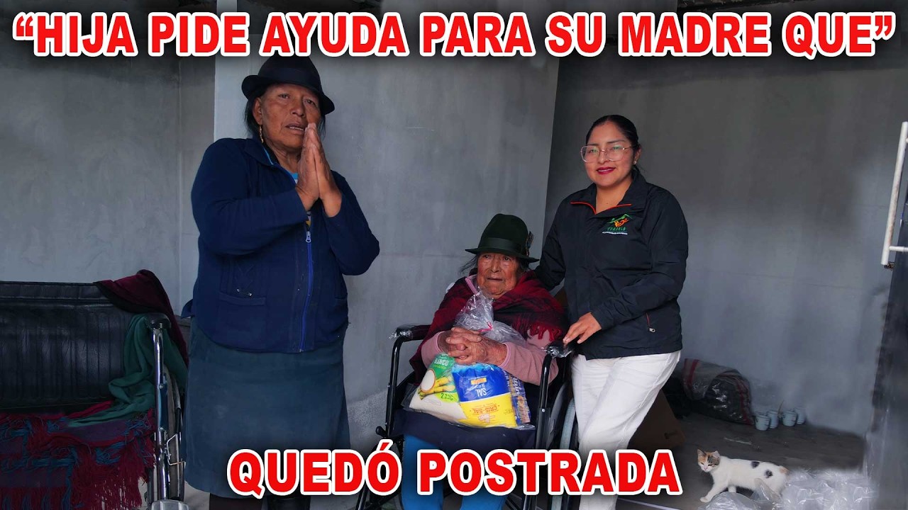 HIJA PIDE AYUDA PARA SU MADRE QUE QUEDÓ POSTRADA | Evelyn