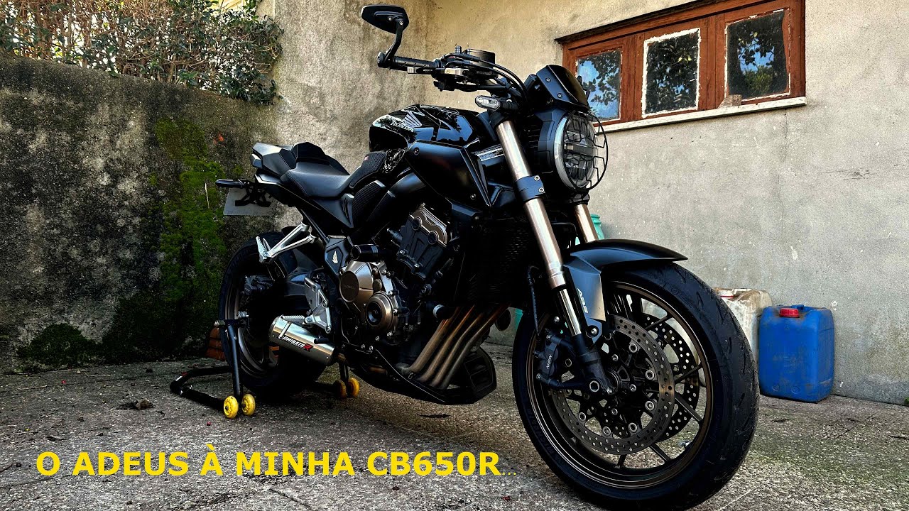 O ADEUS À MINHA HONDA CB650R...