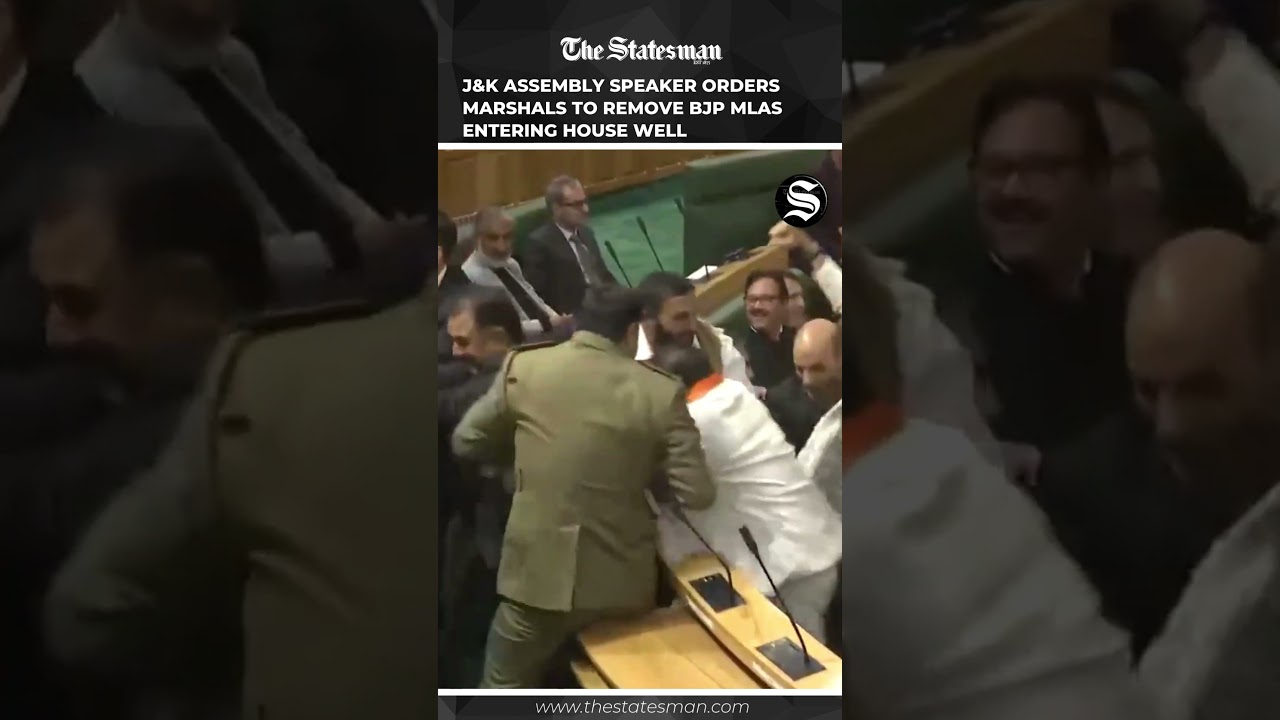 J&K Assembly Speaker Orders Marshals to Remove BJP MLAs