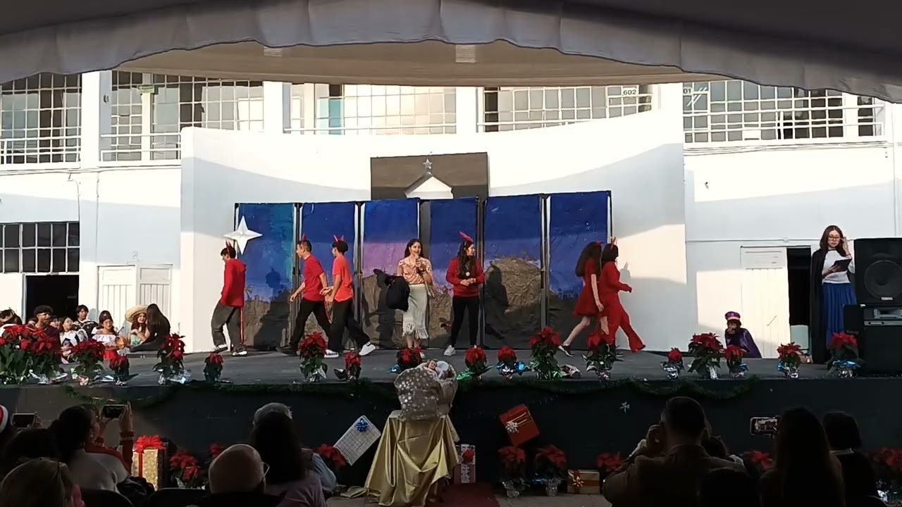 Colegio Guadalupe Pastorela. Peregrinos esperanza de la Navidad