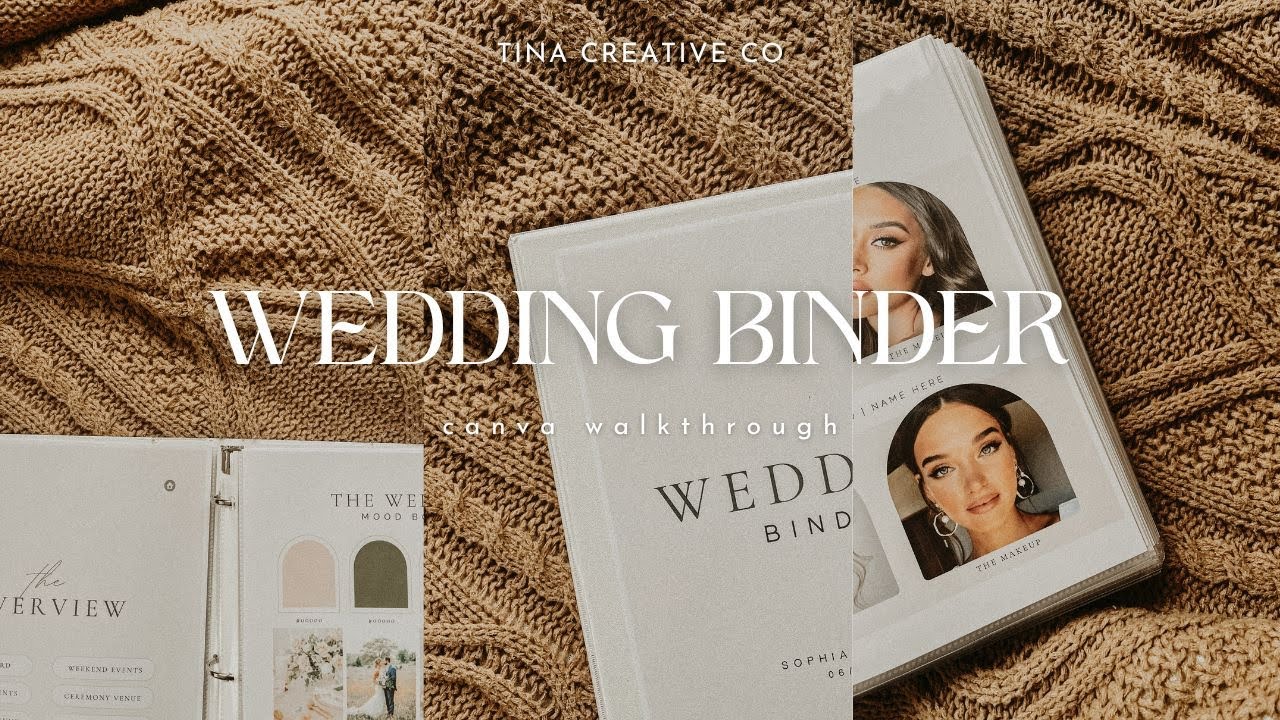 The Ultimate Wedding Binder - A Canva Walkthrough