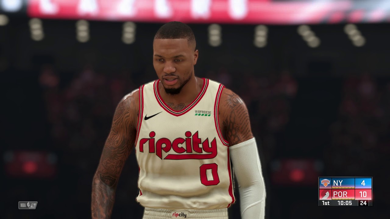 NBA 2K20 - (New City Uniforms) New York Knicks vs Portland Trail Blazers