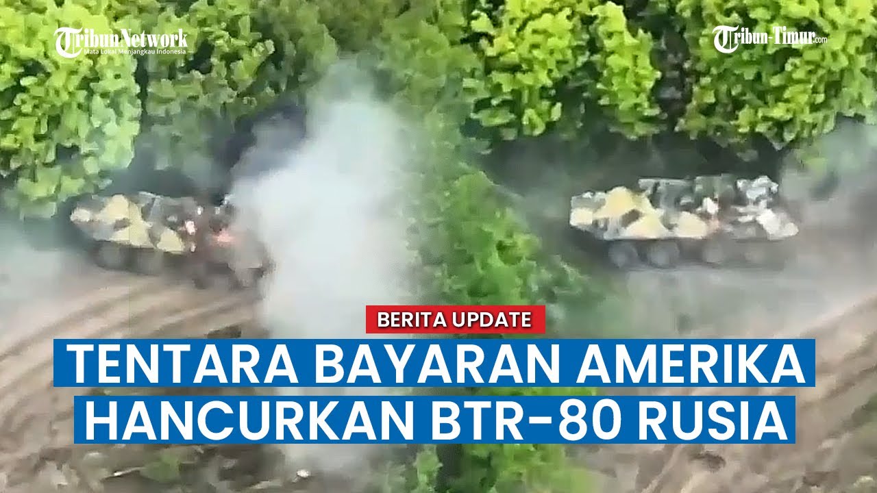 Tentara Bayaran Amerika Menembak RGW-90 ke APC BTR-80 Rusia