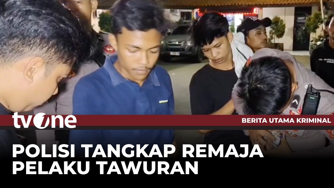 Polisi Tangkap Admin Konten Tawuran di Cirebon | Berita Utama Kriminal tvOne
