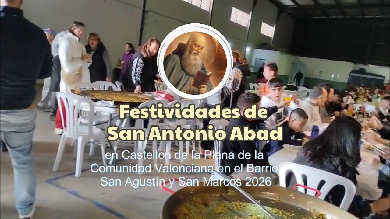 Festividades de San Antonio Abad en Castellon de la Plana  2026 #castellón  #españa   🎶✨