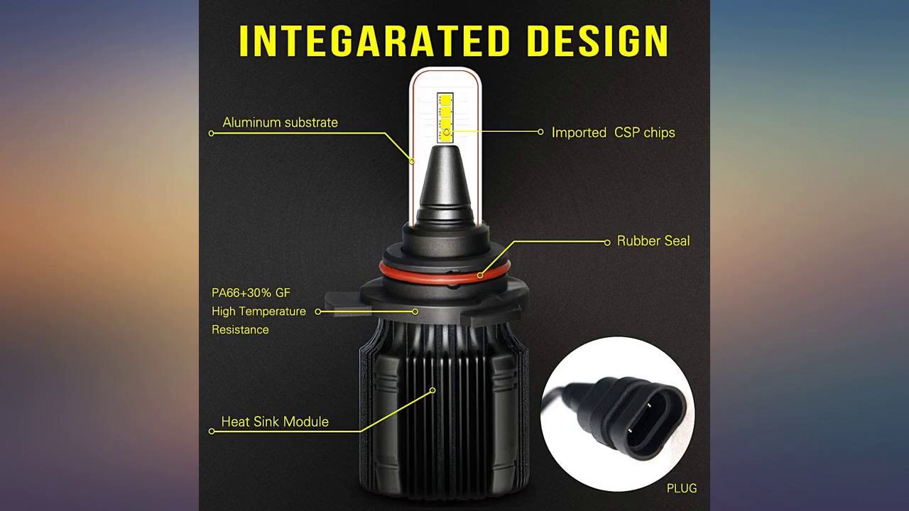 GLOBLED 9012 LED Headlight Bulb Fanless HIR2 High Low Beam 50W 8000LM 6500K White review
