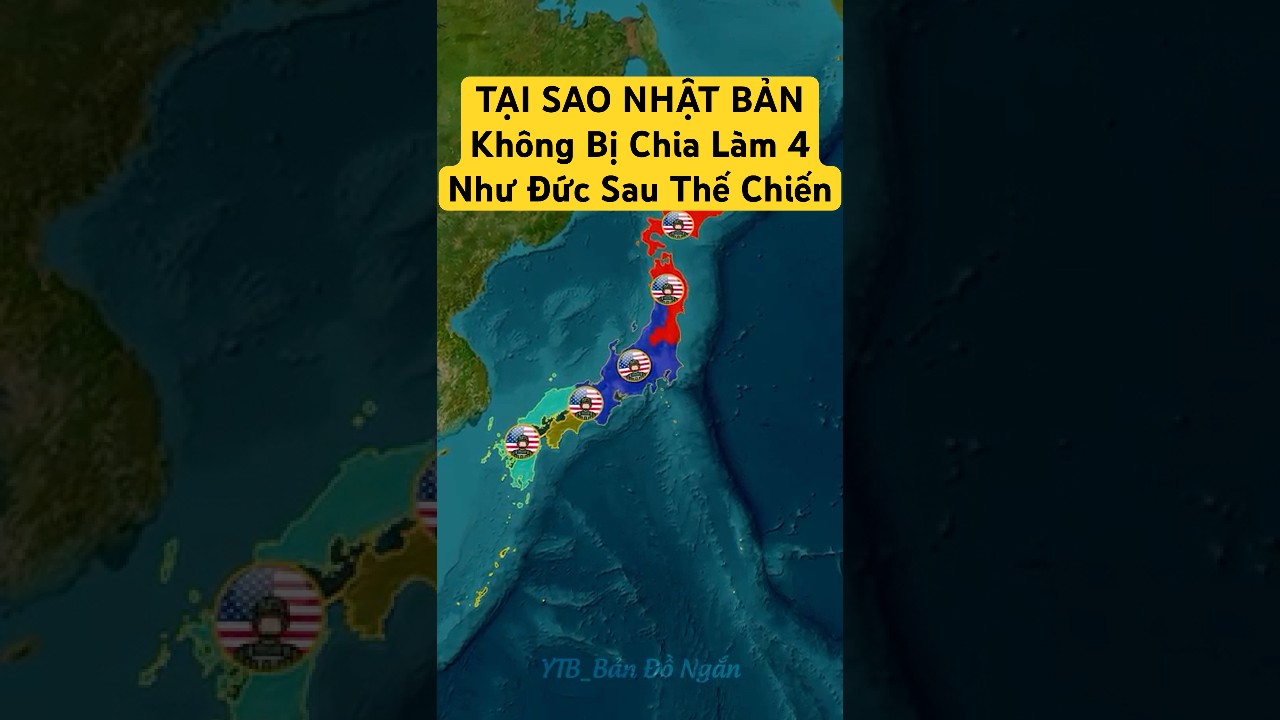 🎌 TẠI SAO NHẬT BẢN KH&Ocirc;NG BỊ PH&Acirc;N CHIA NHƯ ĐỨC SAU THẾ CHIẾN II? 🇯🇵 #khamphathegioi# #shorts