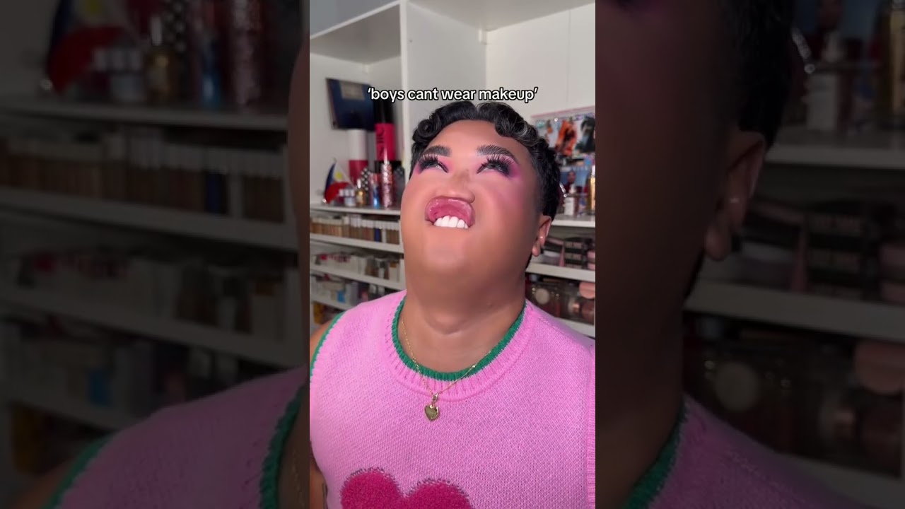boys can wear makeup too!! 🥹🫶🏼 Pride Month might be over, but my existence? | Sean Anthony
