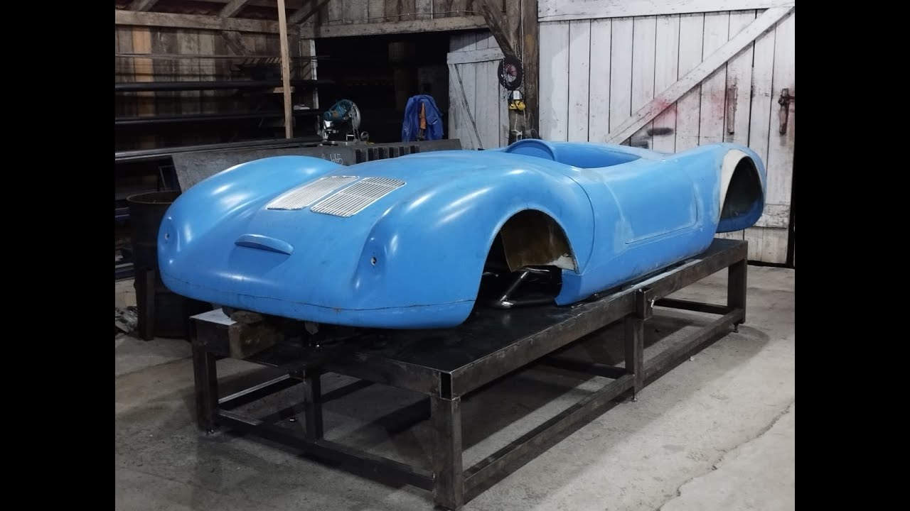 INSTALANDO CARROCERIA NO NOVO CHASSIS!! PORSCHE 550 SPYDER