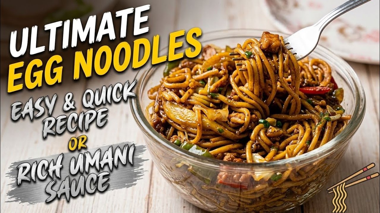 Egg Noodles Recipe | Egg Noodles Chow Mein Recipe | Iftar Menu |Soy Sauce Noodles | Ramadan Special