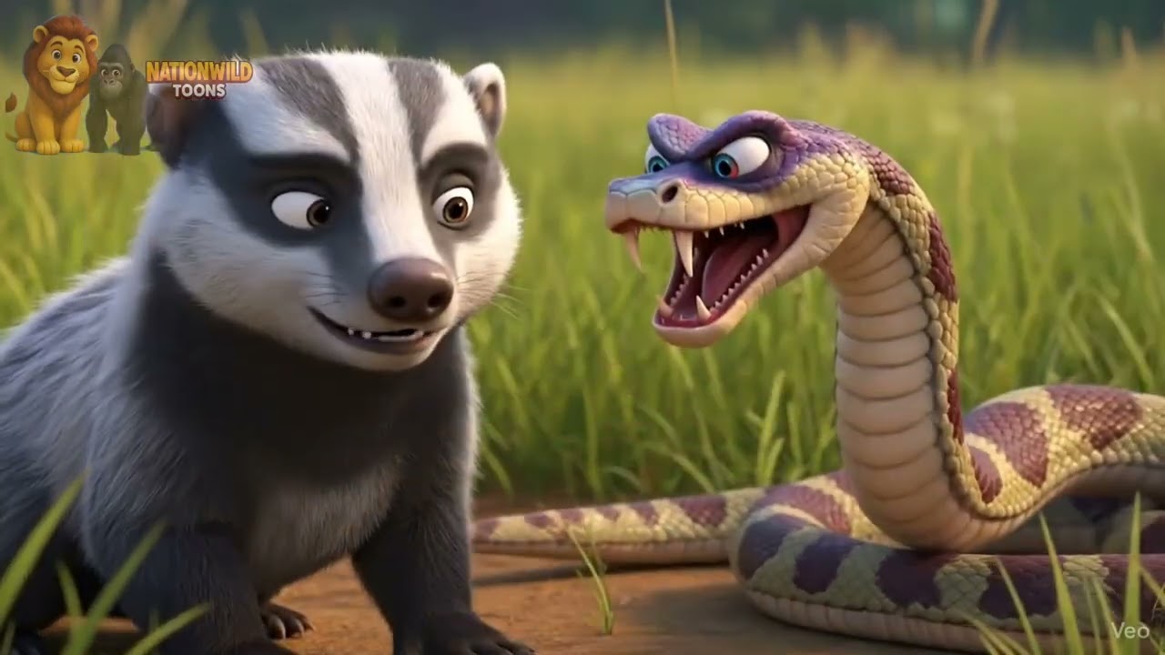 Honey Badger This Animal Does NOT Care. At All. #NationWildToons #NationwildHQ 