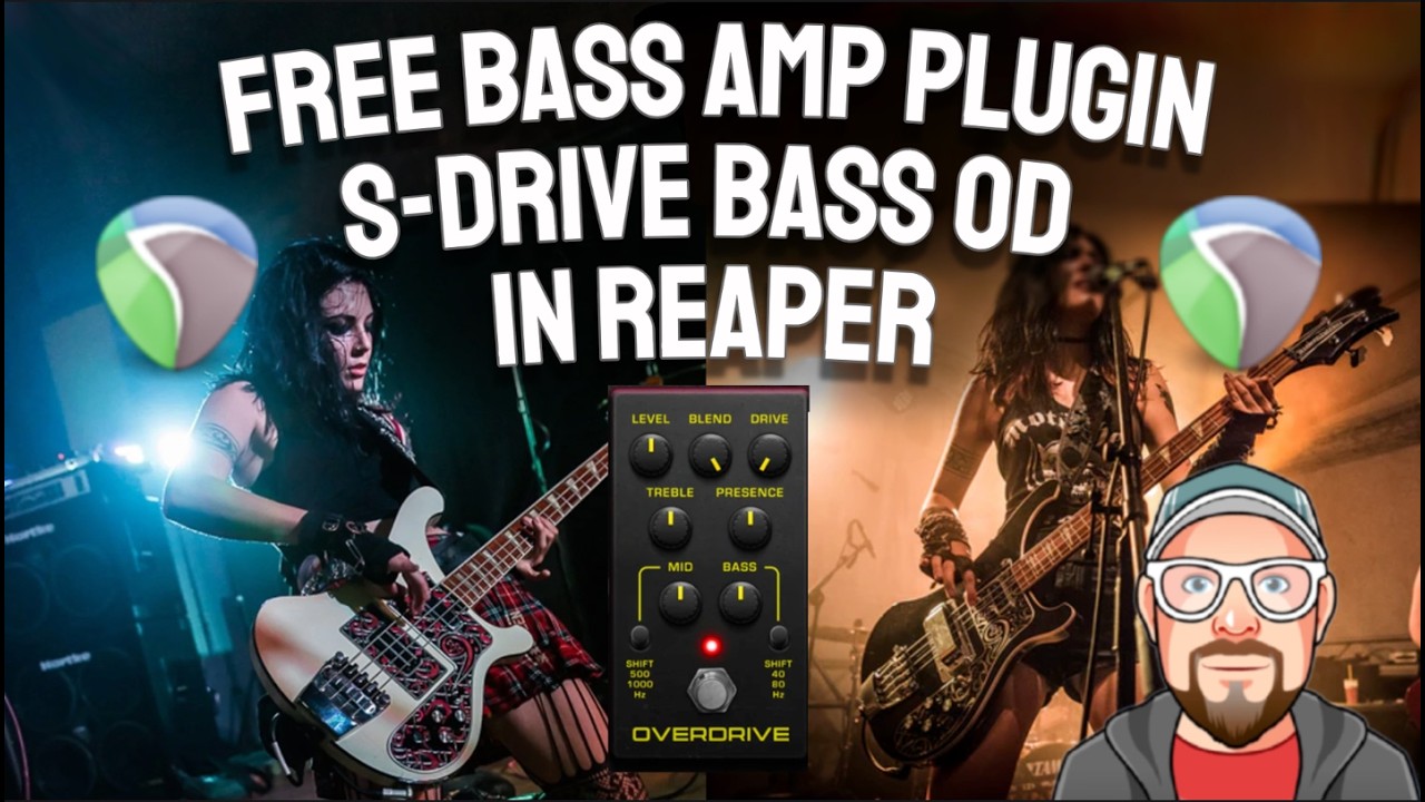 Бесплатный плагин для басового усилителя - S-Drive Bass OD в REAPER