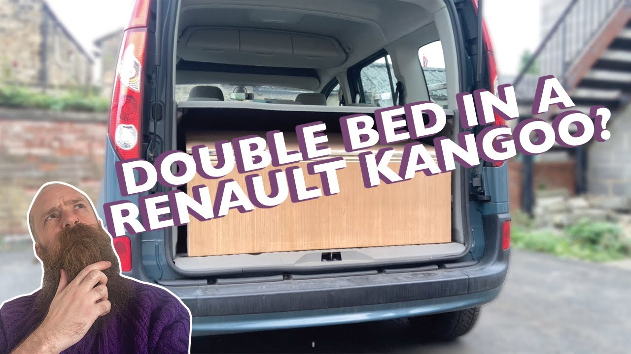 Micro Camper  - Double Bed DIY Build - Simple Camping Box - Boot Box - Boot Jump - Renault Kangoo