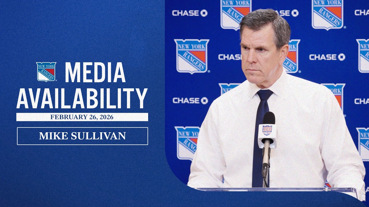 PHI vs NYR: Mike Sullivan Postgame Media Availability | Feb. 26, 2026