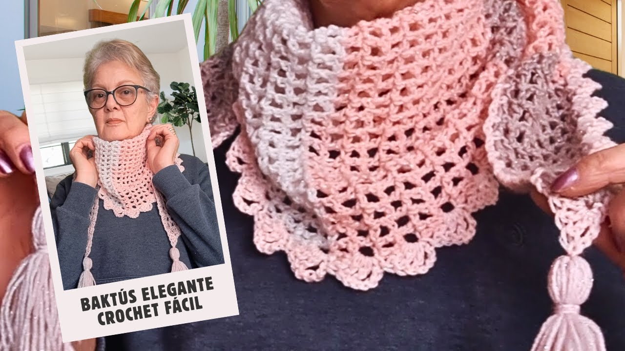 CHAL-CHALINA-BAKT&Uacute;S A CROCHET - R&aacute;pido y f&aacute;cil de tejer -paso a paso por @katarsiscrochet