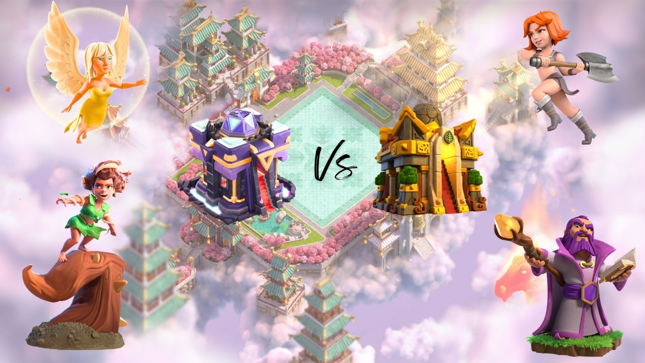 TH15 vs TH16/TH15 Showdown Root Rider Power Unleashed