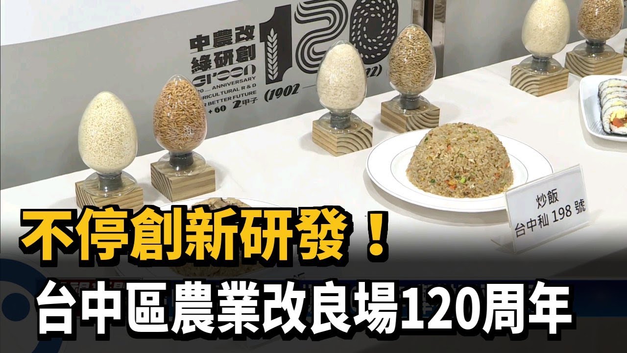 不停創新研發！　台中區農業改良場120周年－民視新聞