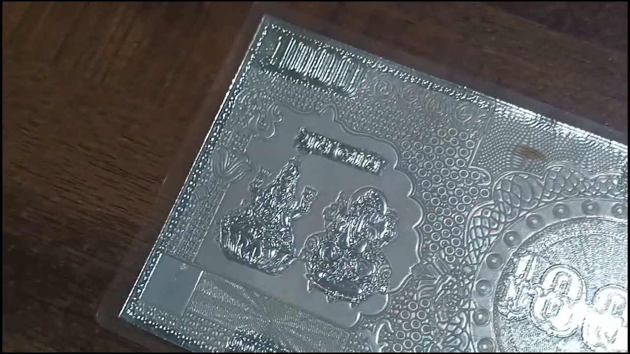 My first Silver Note | Silver currency |