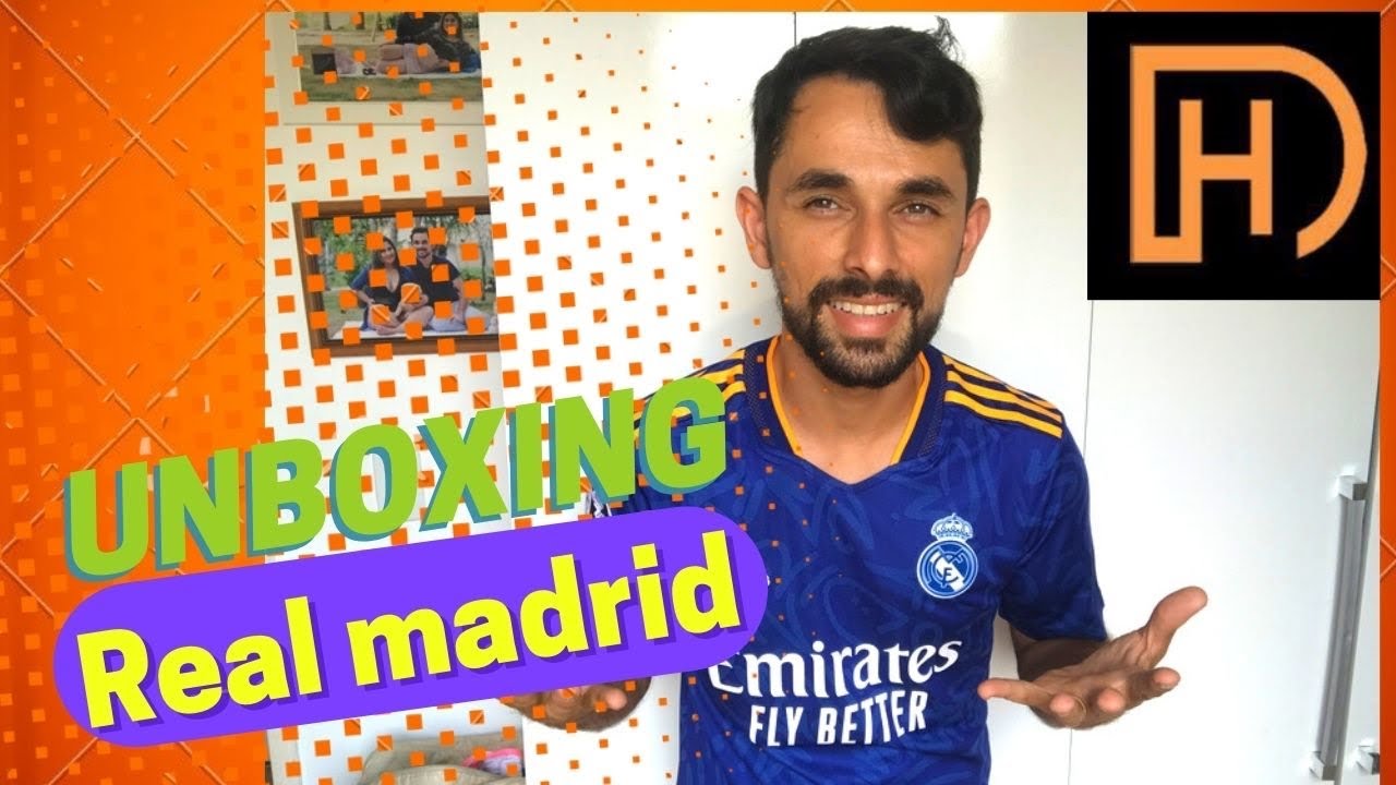 UNBOXING CAMISA DE TIME REAL MADRID MODELO JOGADOR/ brfans.com