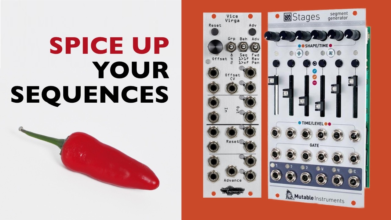 Spice up your sequences with Mutable Instruments Stages and a sequential switch