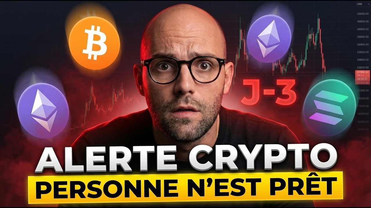 CRYPTO : Ce qui va ARRIVER dans les PROCHAINS JOURS (Personne n'est prêt)