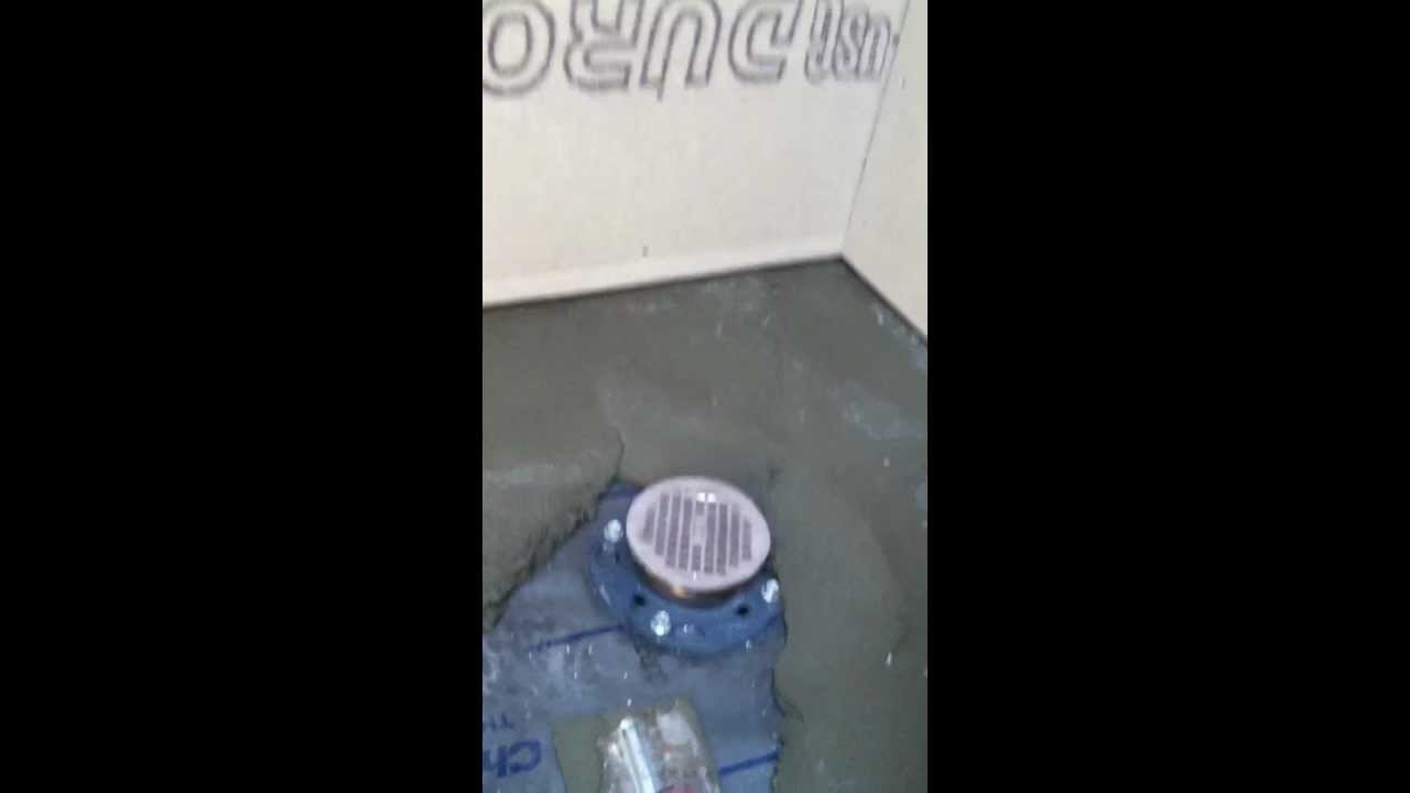 Wayne Hymer Inc. Custom shower pan for tiled shower floor
