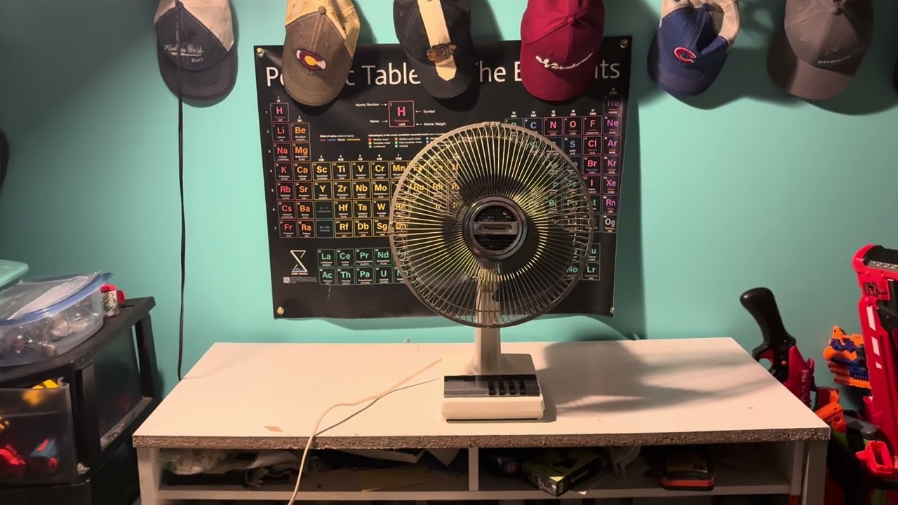 Panasonic F-1209 Desk Fan (Black)