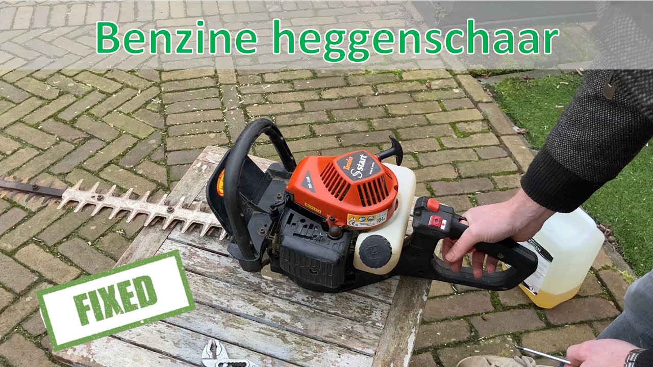 Tuinmachines deel 4:  Tanaka tweetakt benzine heggenschaar