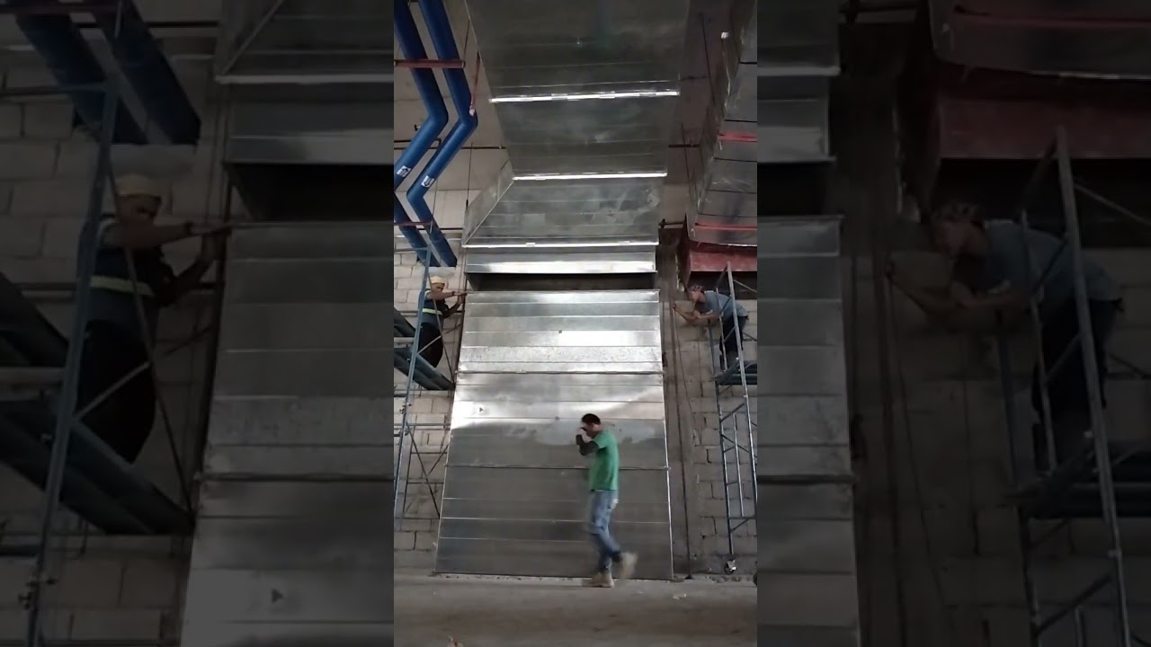 Ganito diskarte namin sa pagsampa ng duct riser...