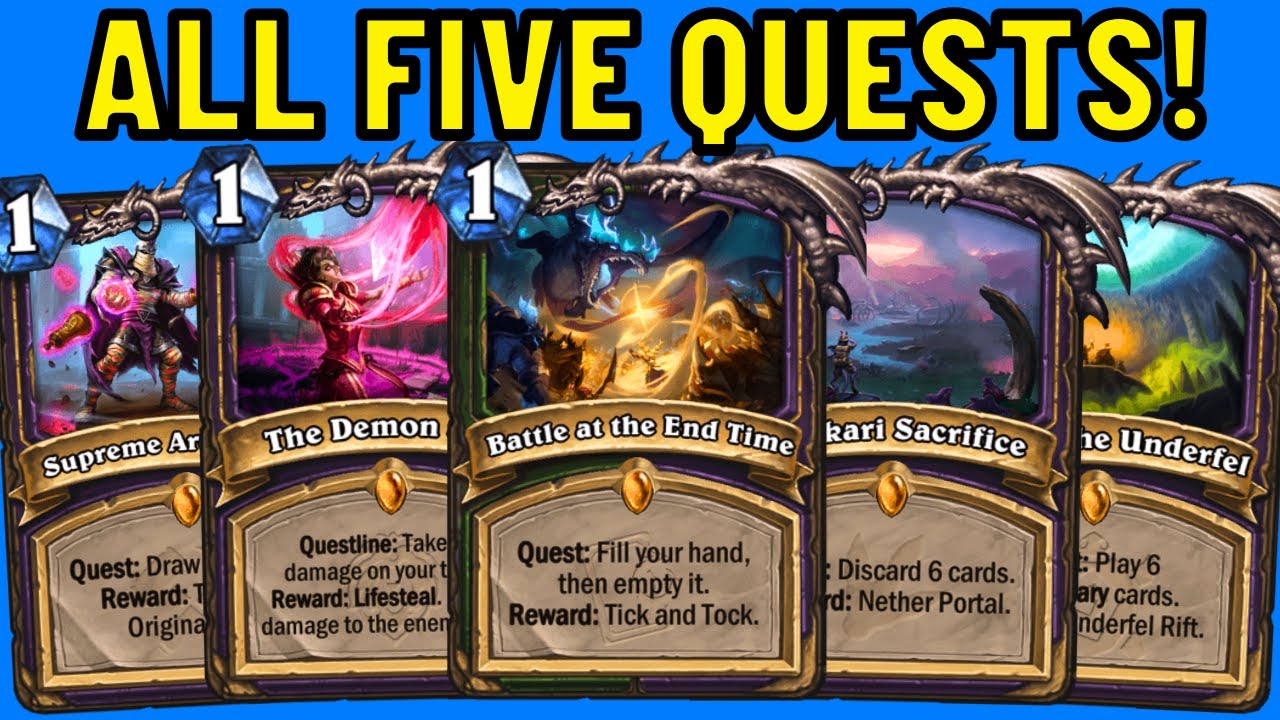 Completing All 5 WARLOCK Quests in the SAME Game???