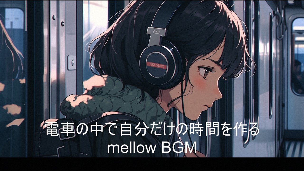 電車の中で自分だけの時間を作るmellow BGM