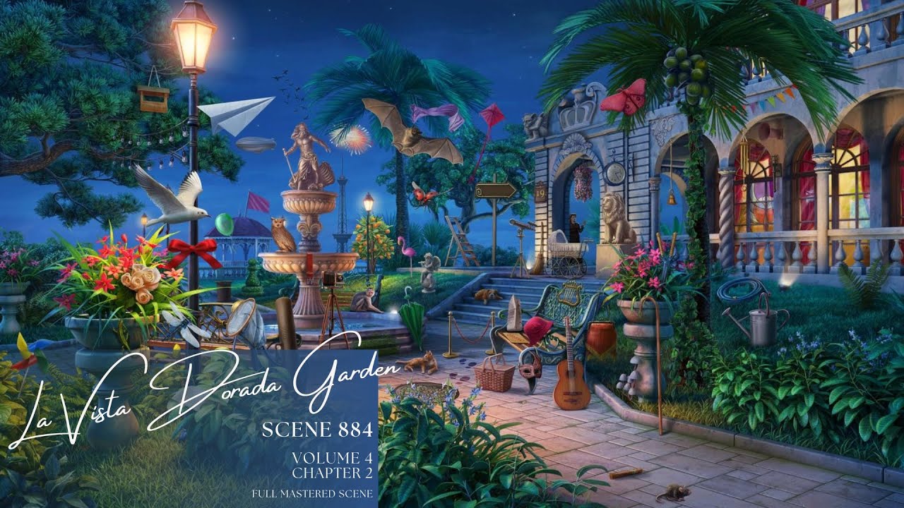 June's Journey Scene 884 Vol 4 Ch 2 La Vista Dorada Garden *Full Mastered Scene* 4K