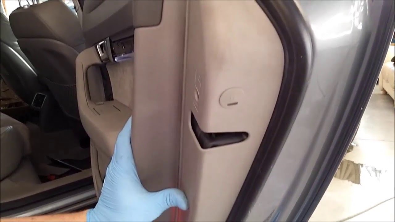 Audi A6 door panel and glass removal