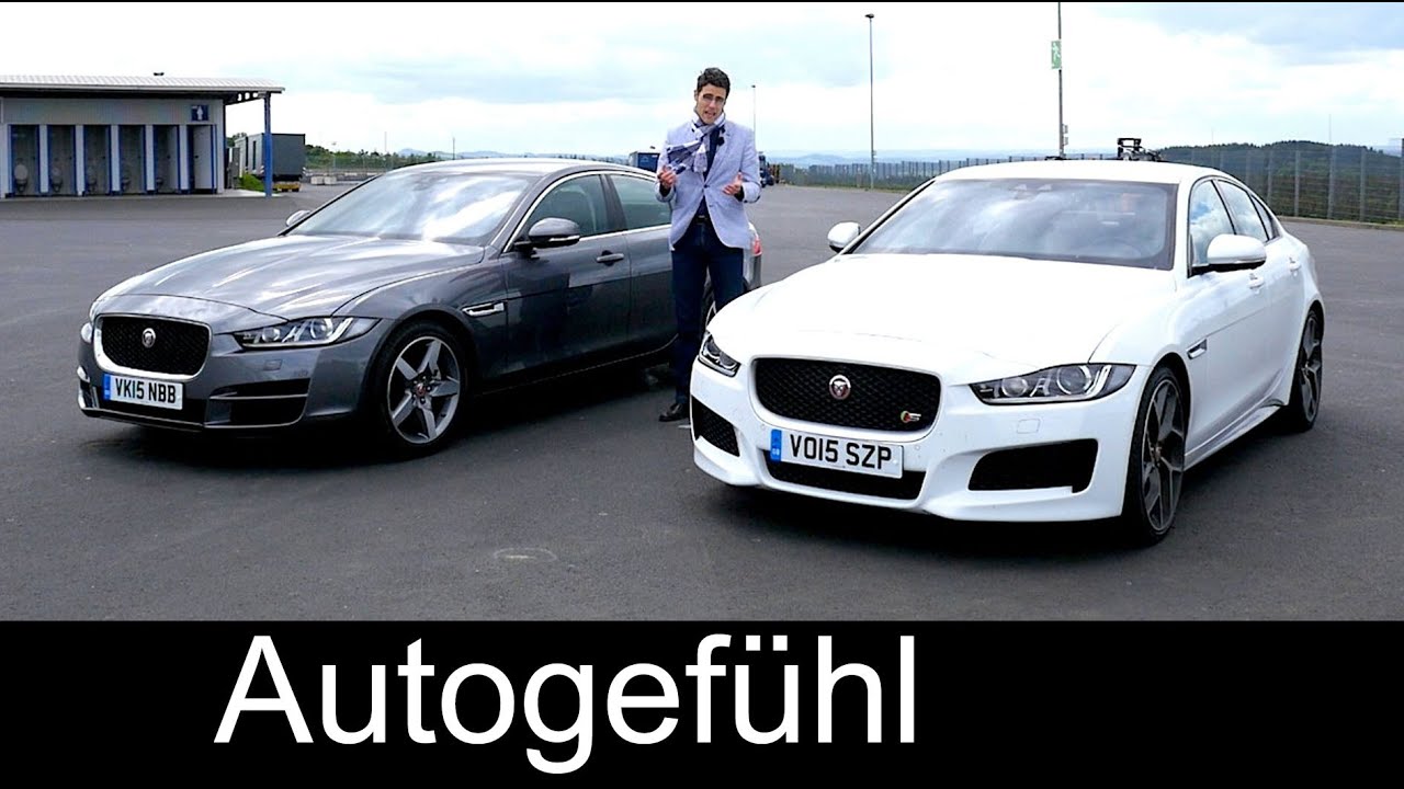 All-new Jaguar XE S V6 vs XE 20d Ingenium Portfolio FULL REVIEW test driven 2016