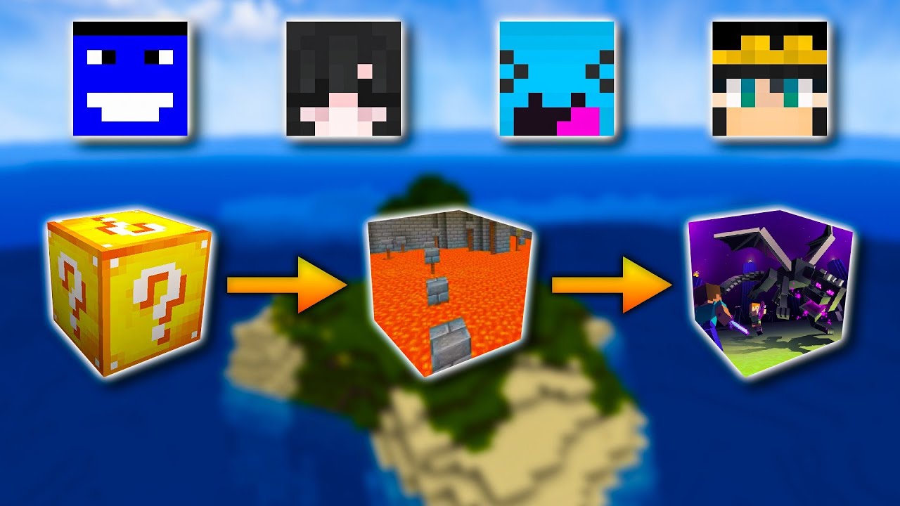 Z LUCKY BLOCKA WYPADŁA NAM MAPA PARKOUR! - MINECRAFT STRUCTURE LUCKY BLOCK