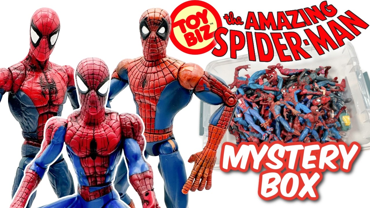 SPIDER-MAN CLASSICS!!! Toy Biz Action Figure Mystery Box!!!