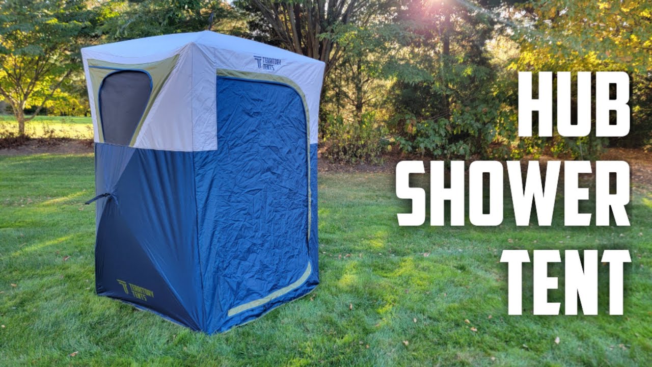 The perfect shower tent?! Introducing the Jet Set Privacy Tent from Territory Tents! #campinggear