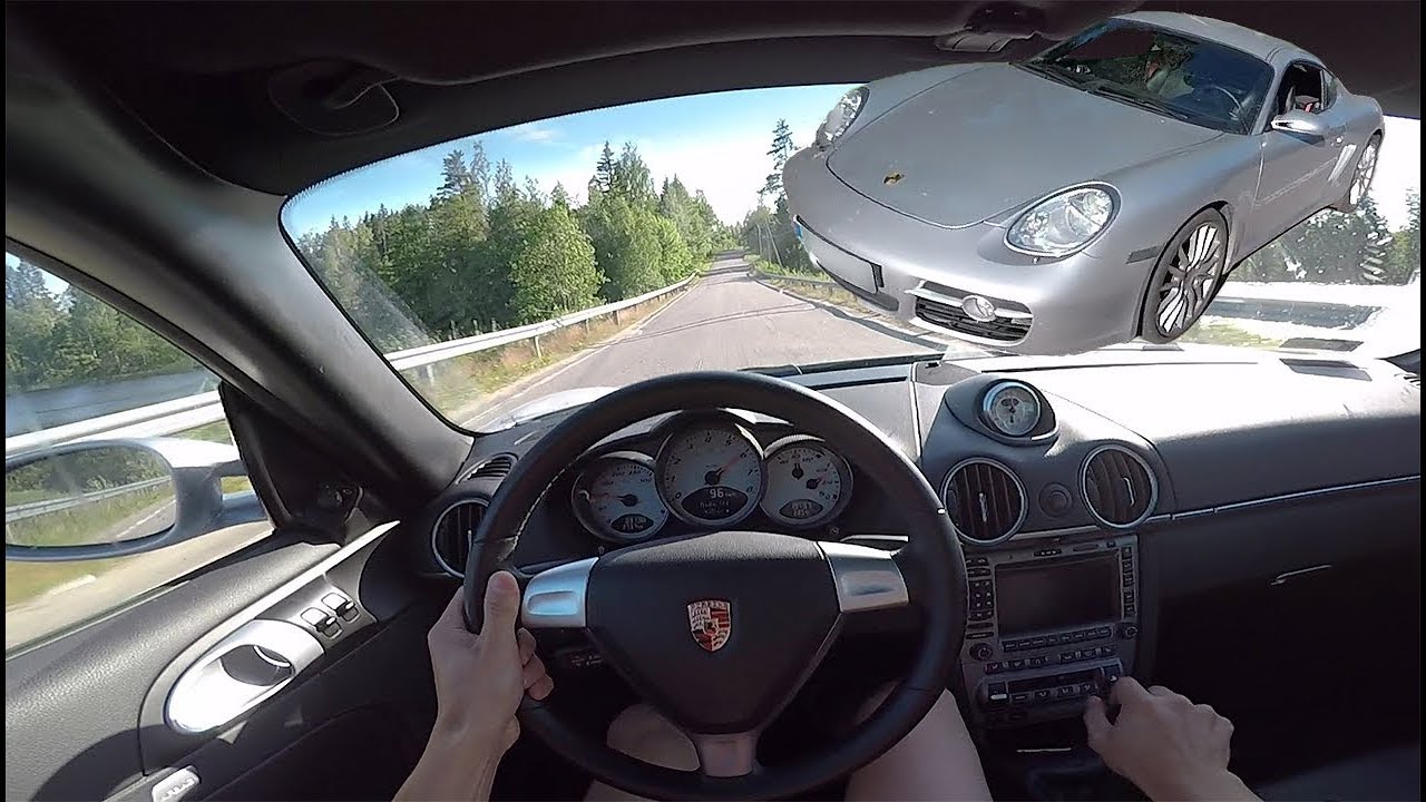 Porsche Cayman S Manual - POV test drive