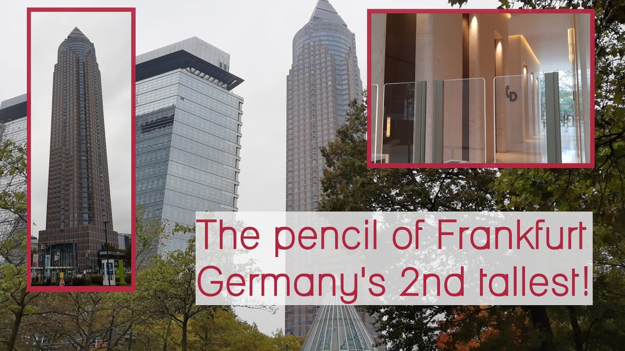 Tour! Schindler 7000 elevators at Messeturm Frankfurt, Germany