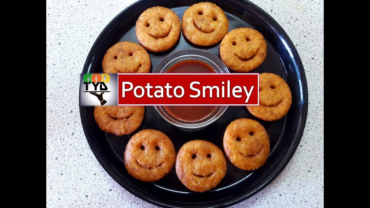 Potato Smiley recipe in Hindi | McCain Smiley recipe | Potato Smiles recipe