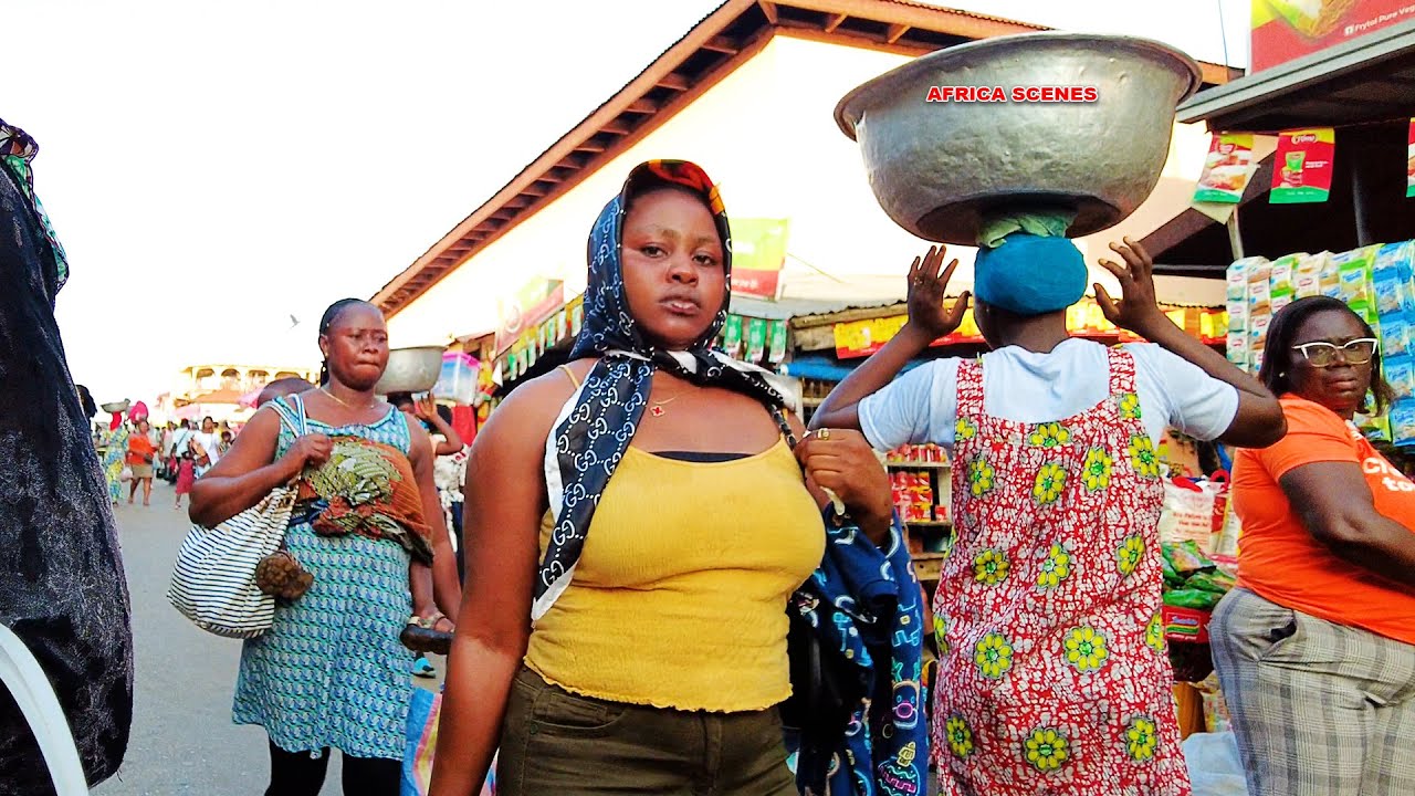 Africa Busiest Street Market in Ghana | Kumasi #57