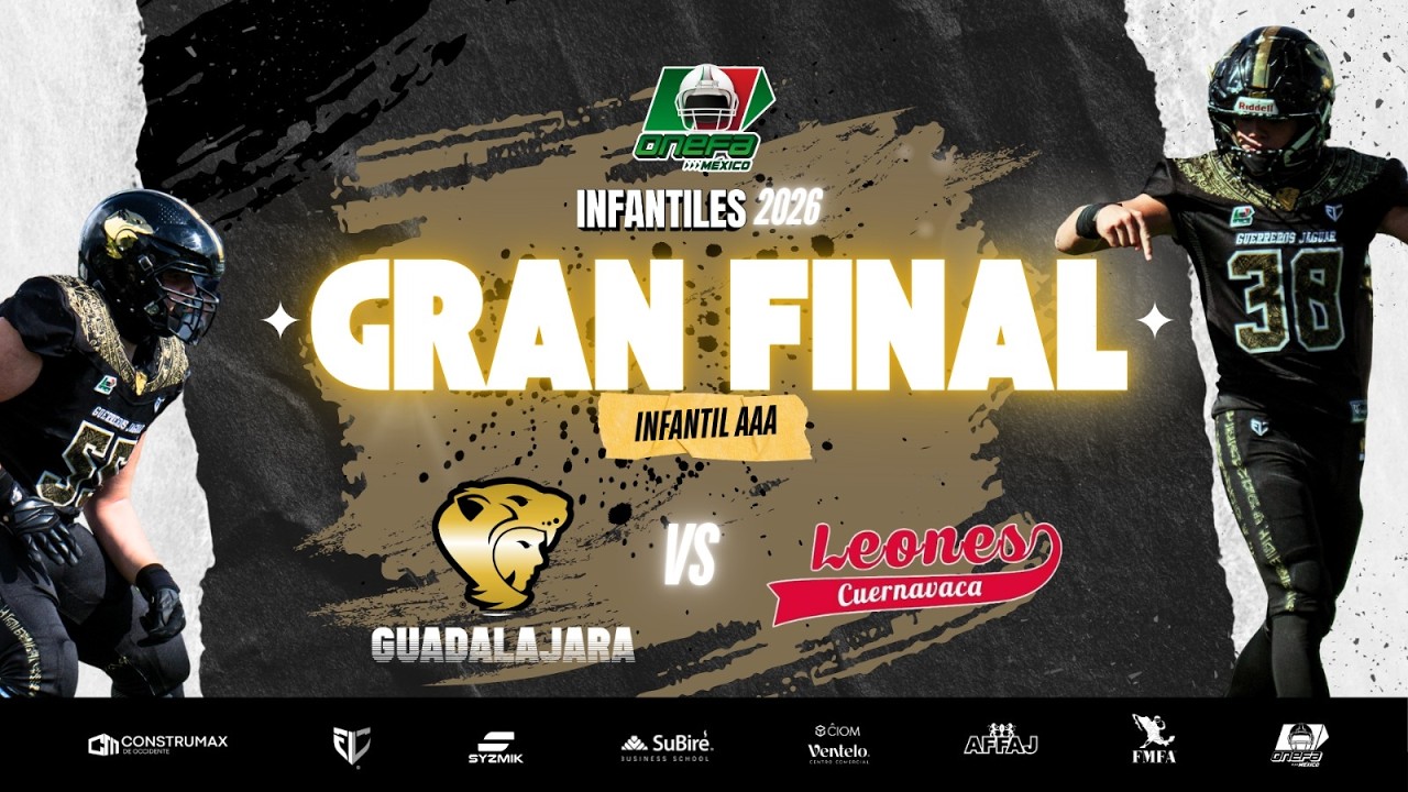 Guerreros Jaguar vs Leones FINAL Infantil AAA