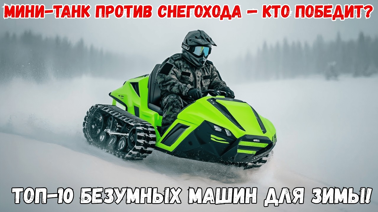 Самые безумные мини-внедорожники для снега — захочешь купить после просмотра!